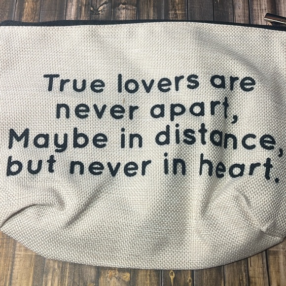 5for$10 True Lovers Are Never Apart Maybe In Distance, But Not In Heart Bag - Picture 4 of 4